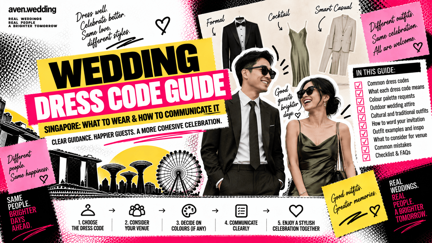 Wedding Guest Dress Code Guide Singapore: What to Wear & How to Communicate It