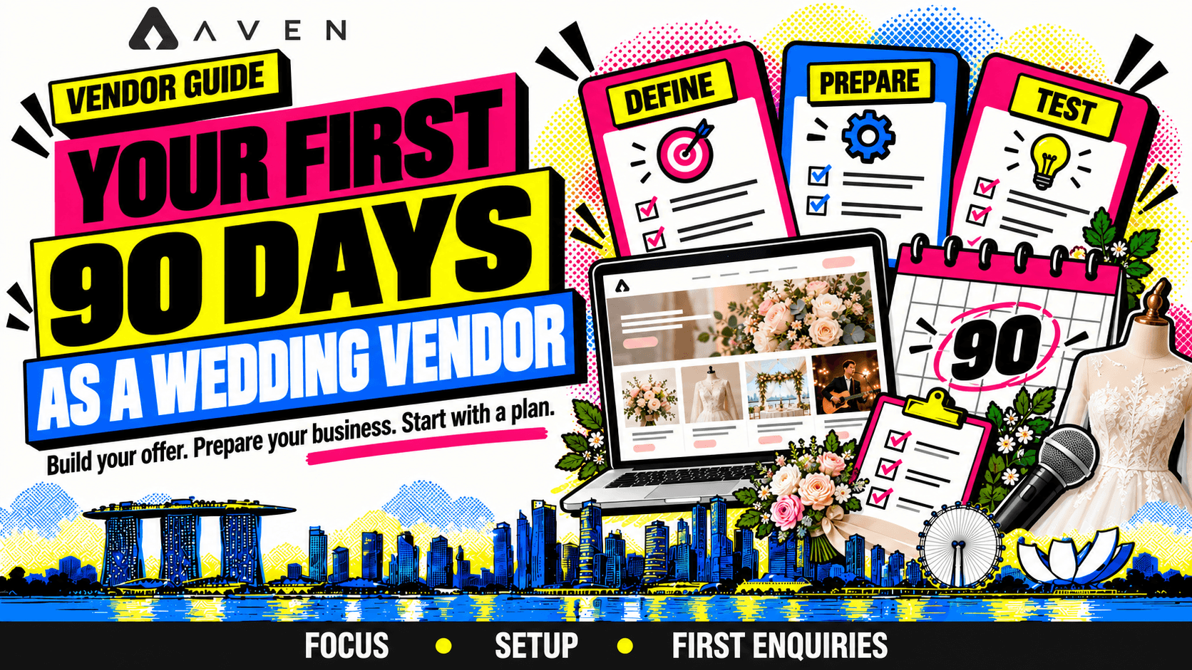 Your First 90 Days as a Wedding Vendor in Singapore