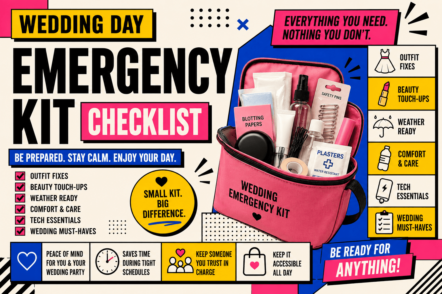 Wedding Day Emergency Kit Checklist for Singapore Couples