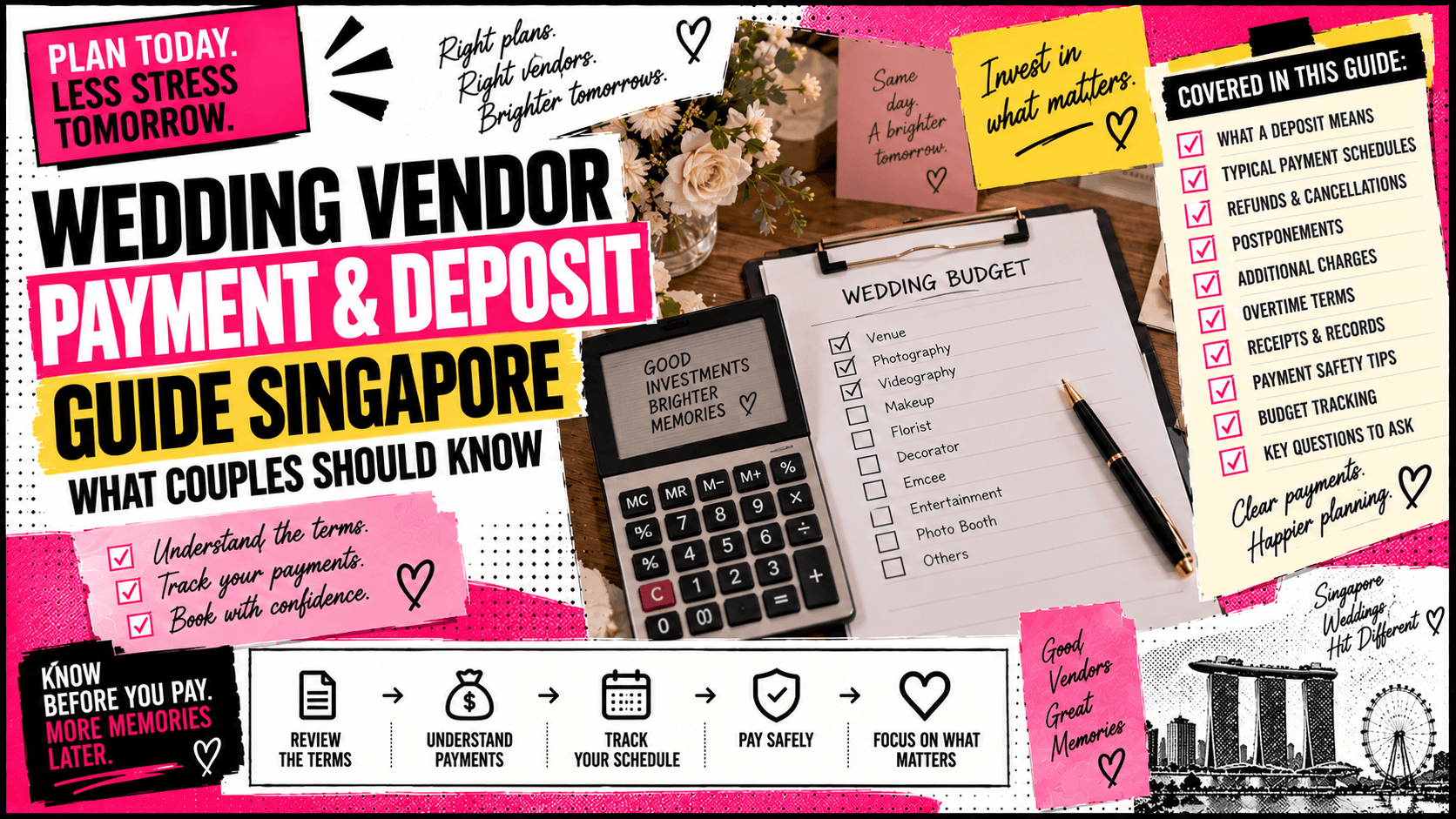 Wedding Vendor Payment & Deposit Guide Singapore: What Couples Should Know