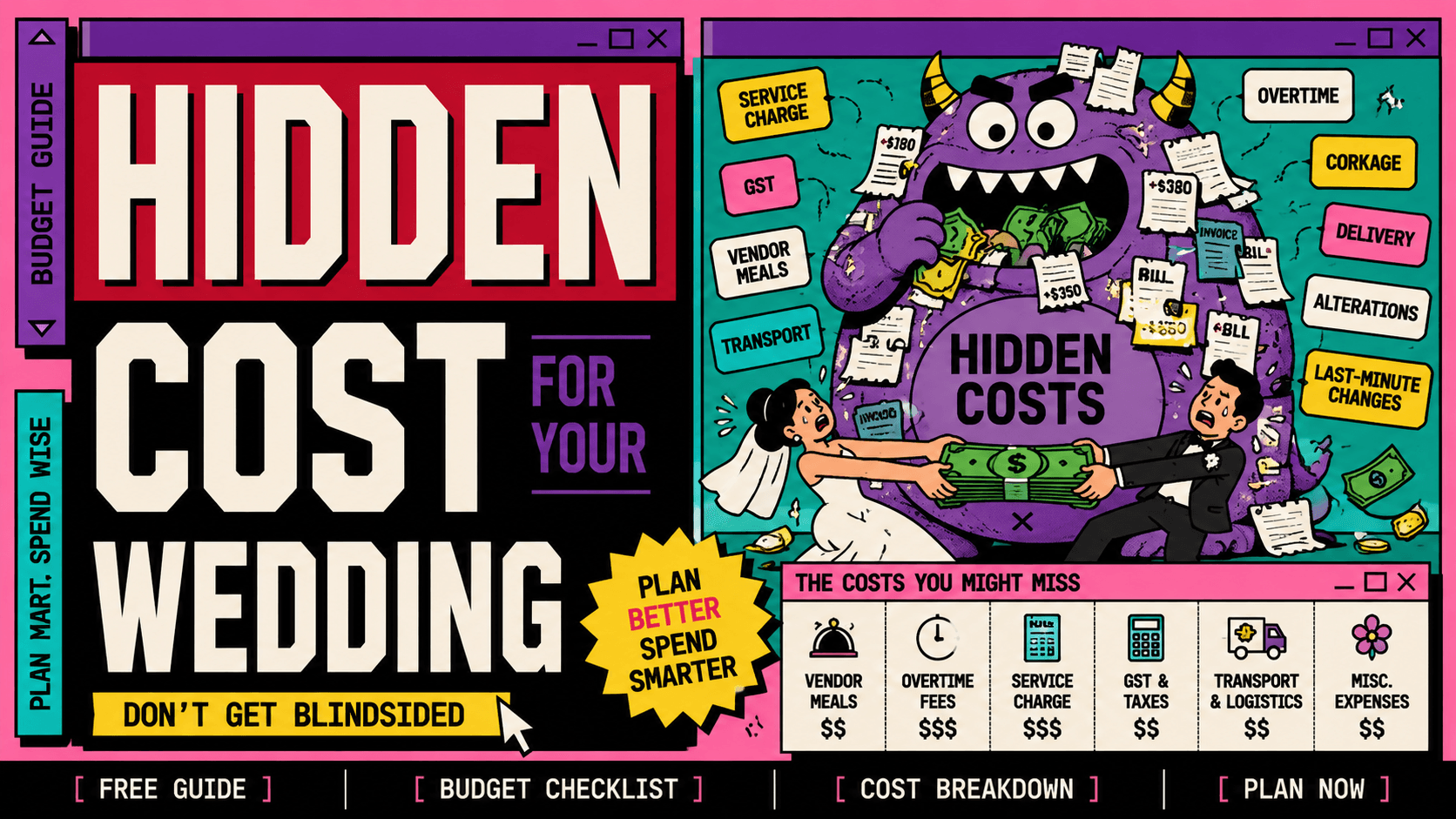 Hidden Wedding Costs Singapore Couples Often Forget