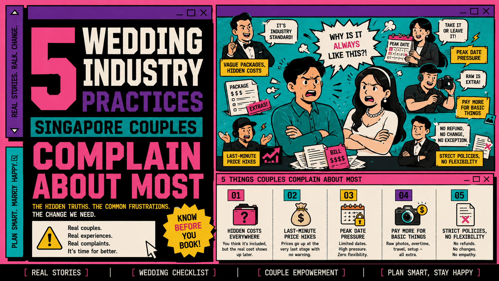 5 Wedding Industry Practices Singapore Couples Complain About Most