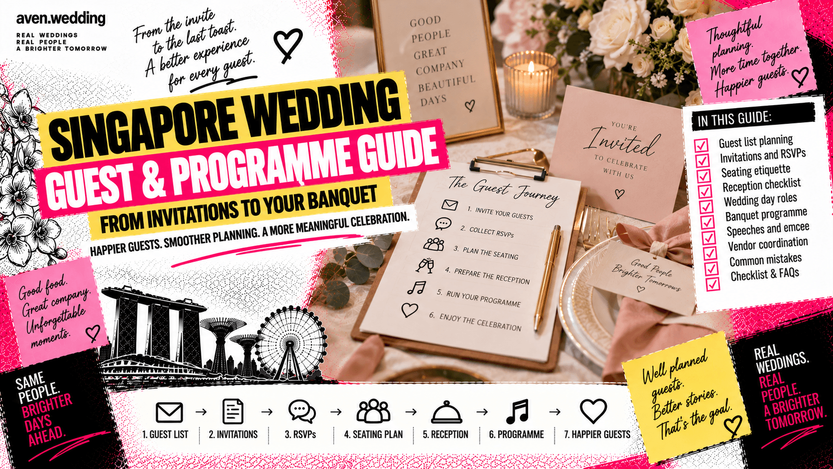 Singapore Wedding Guest & Programme Guide: From Invitations to Your Banquet