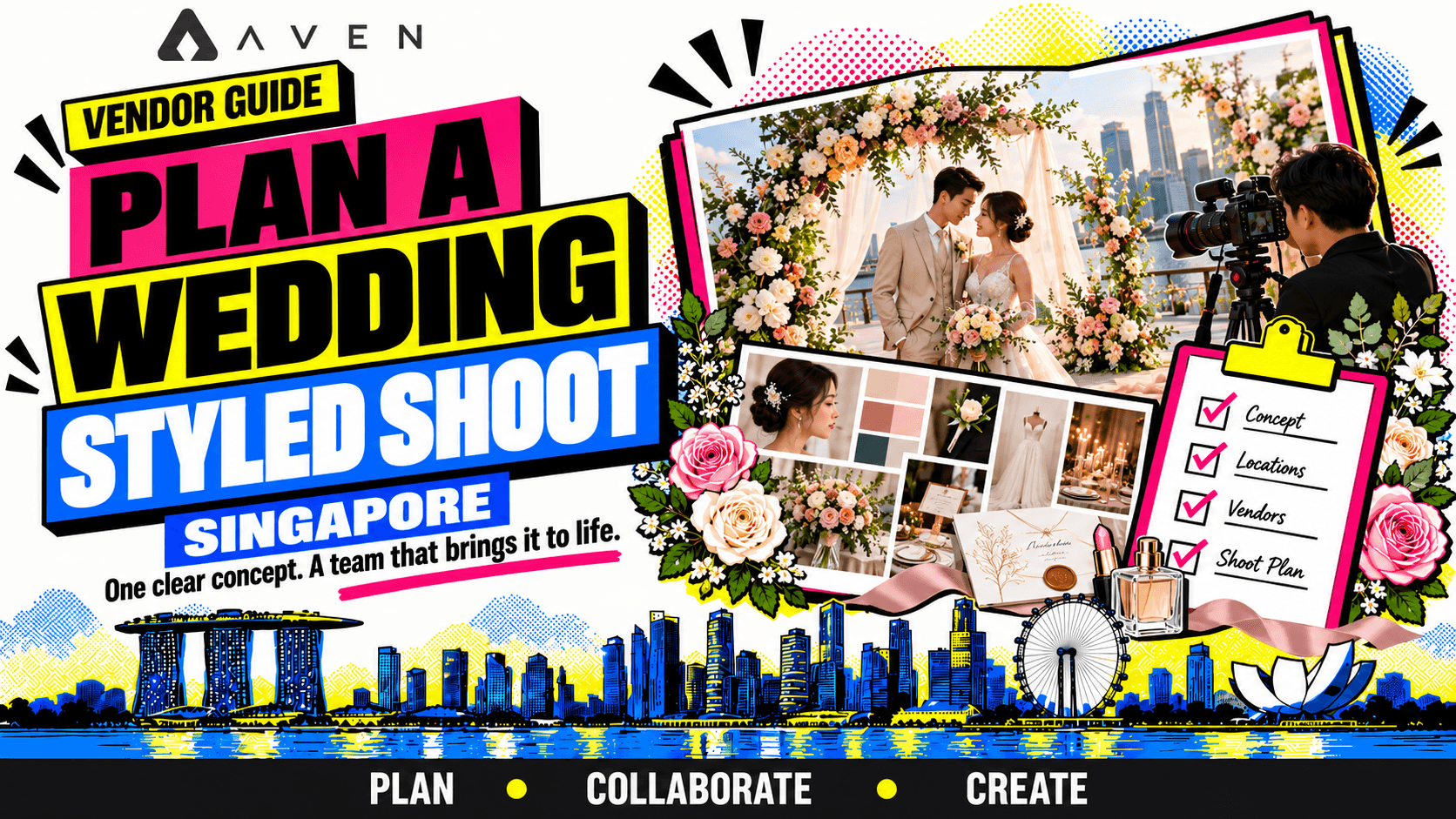 How to Organise a Wedding Styled Shoot in Singapore