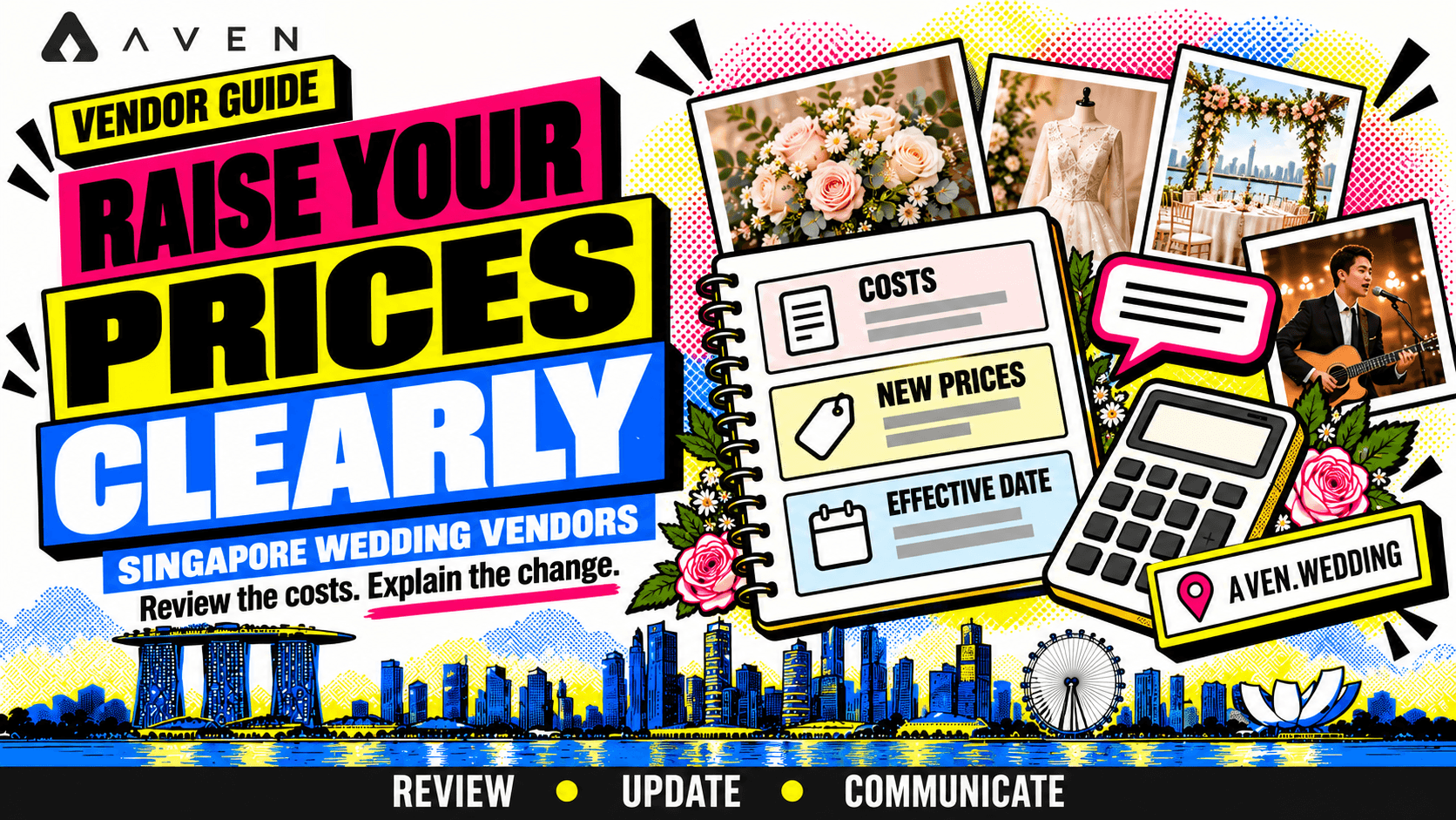 How to Raise Wedding Service Prices in Singapore: Plan and Communicate the Change
