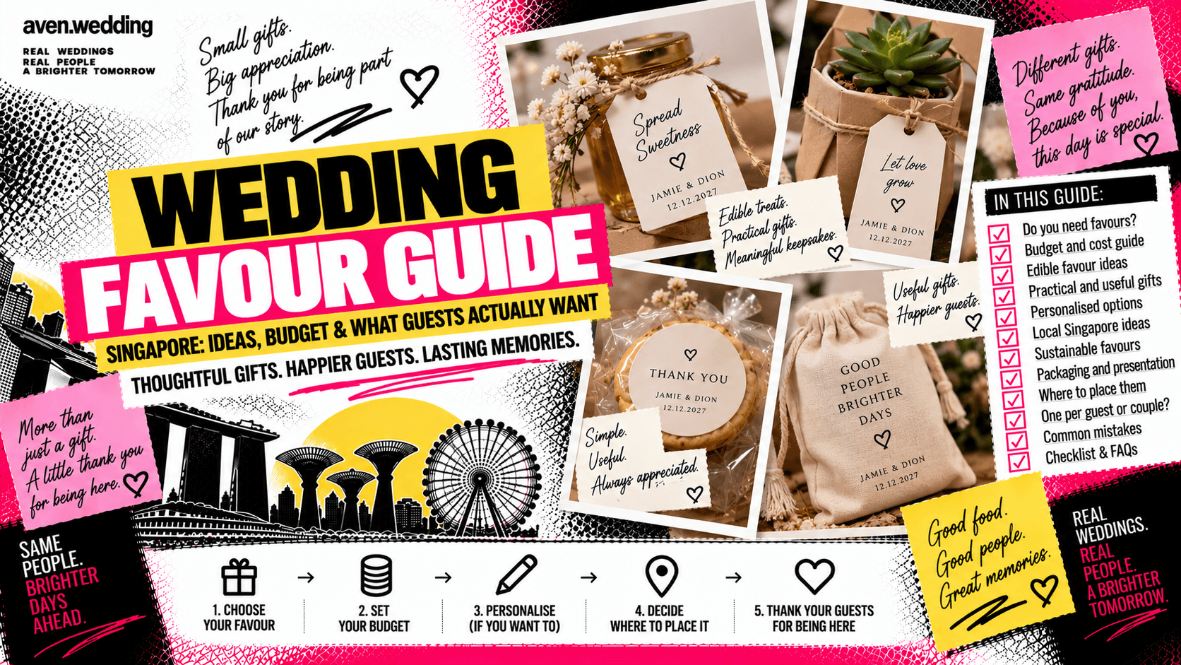 Wedding Favour Guide Singapore: Ideas, Budget & What Guests Actually Want