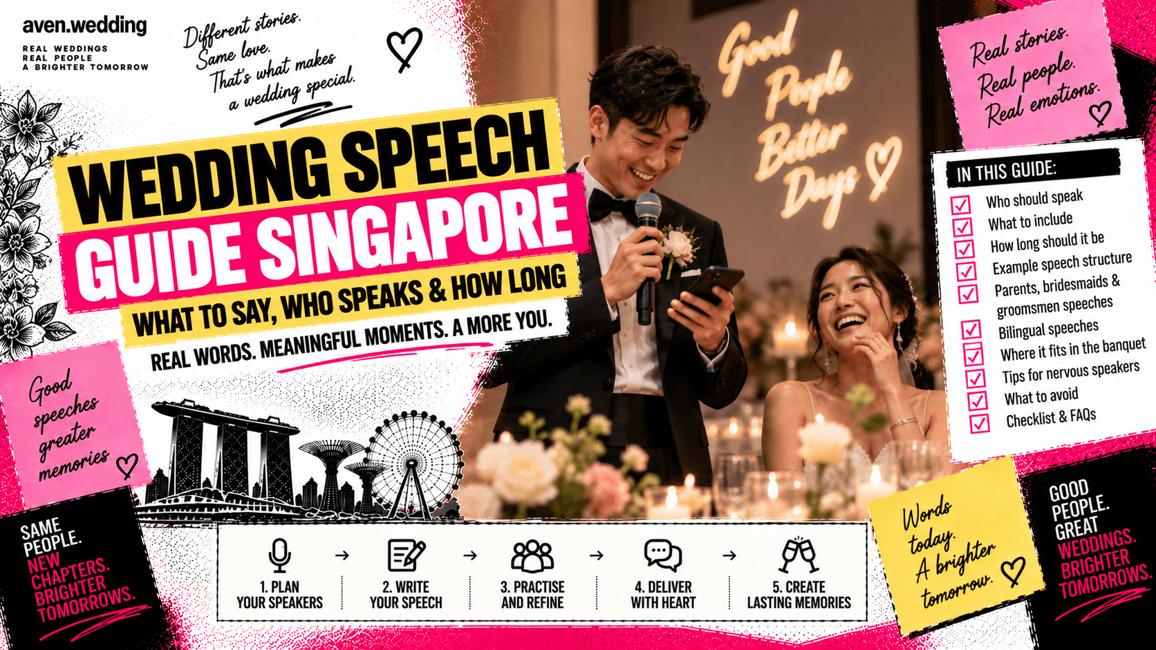 Wedding Speech Guide Singapore: What to Say, Who Speaks & How Long
