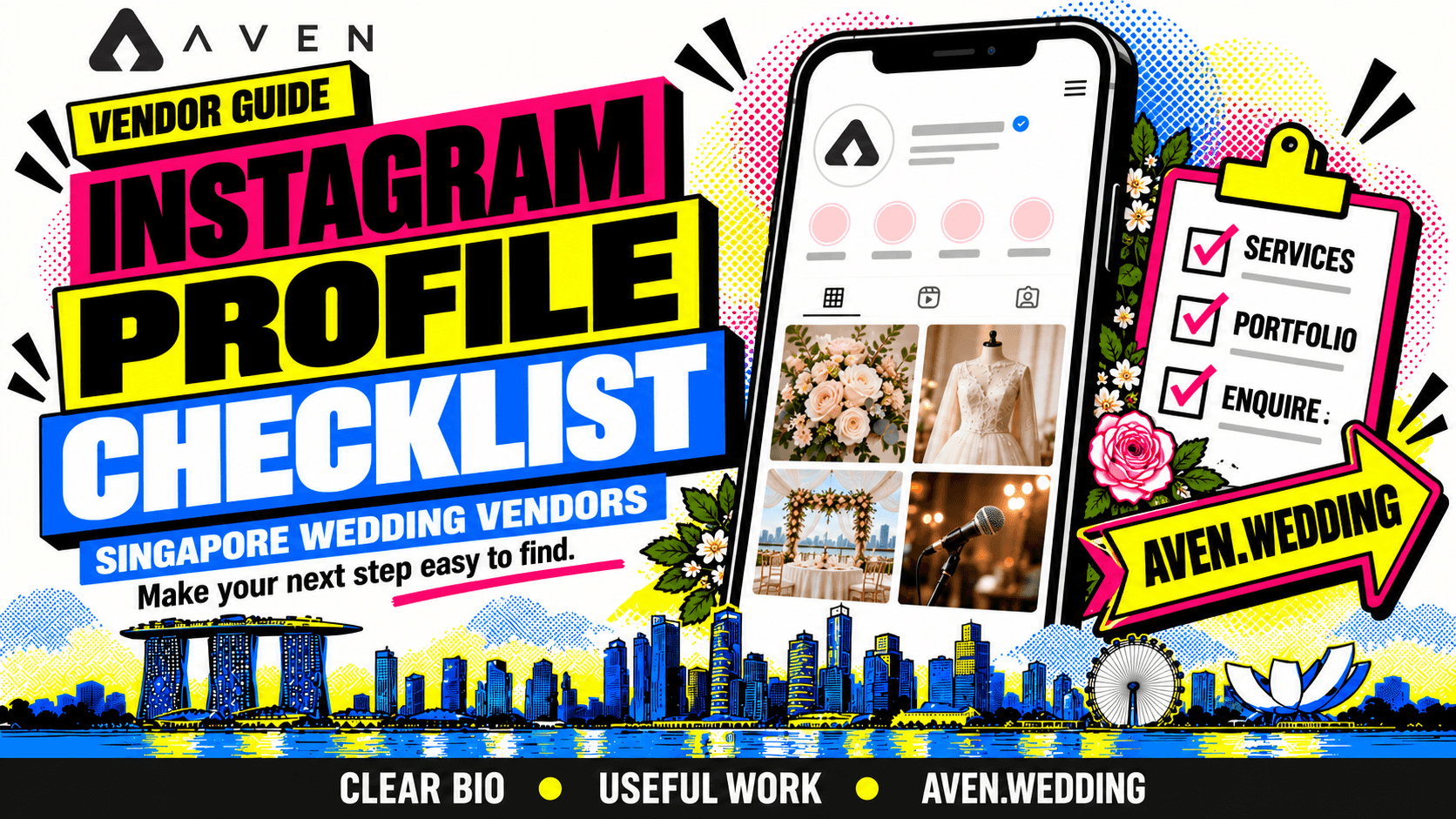 Instagram Profile Checklist for Singapore Wedding Vendors: Turn Interest into Enquiries