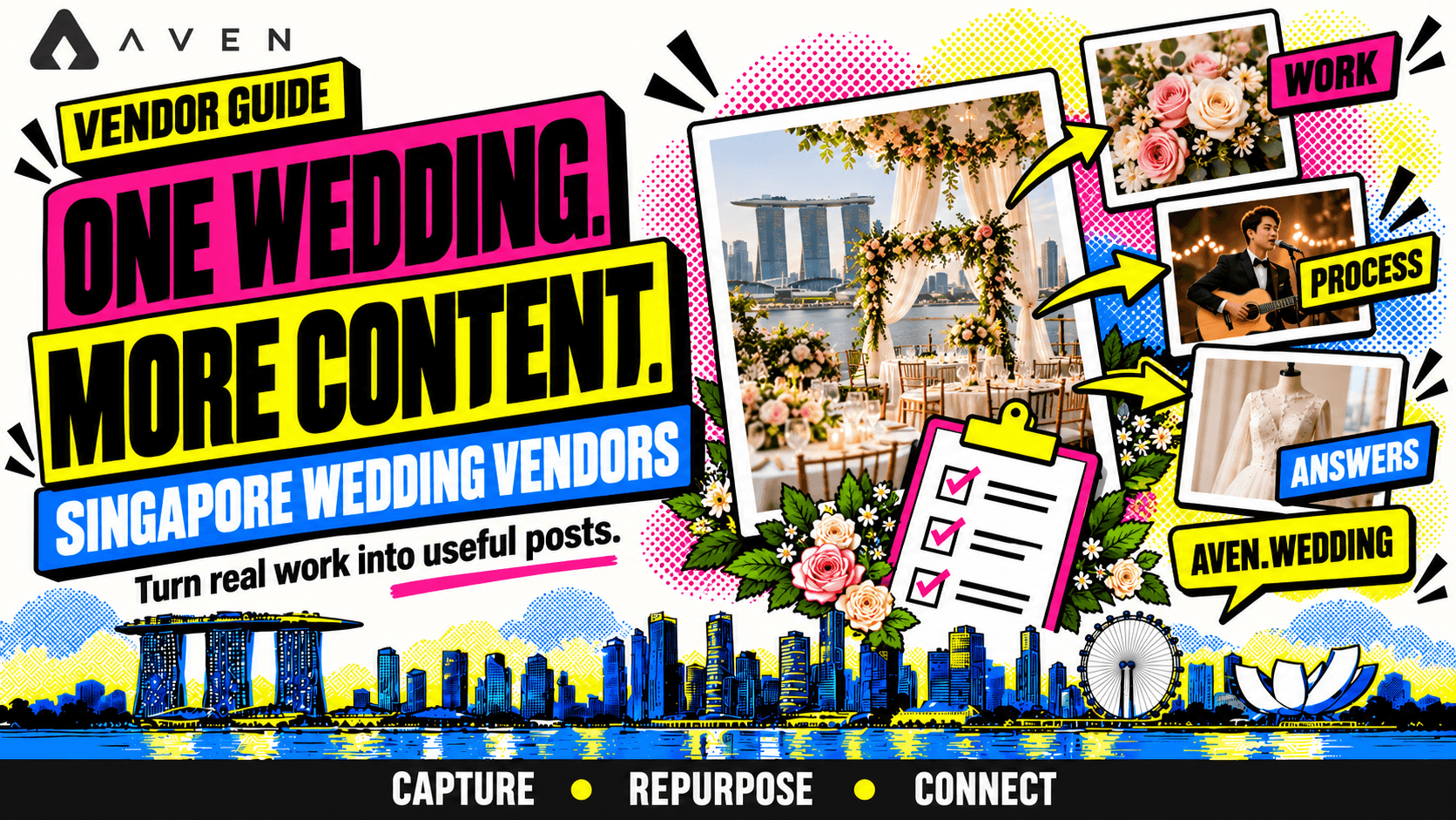 How to Repurpose One Wedding into Multiple Content Pieces: A Guide for Singapore Vendors