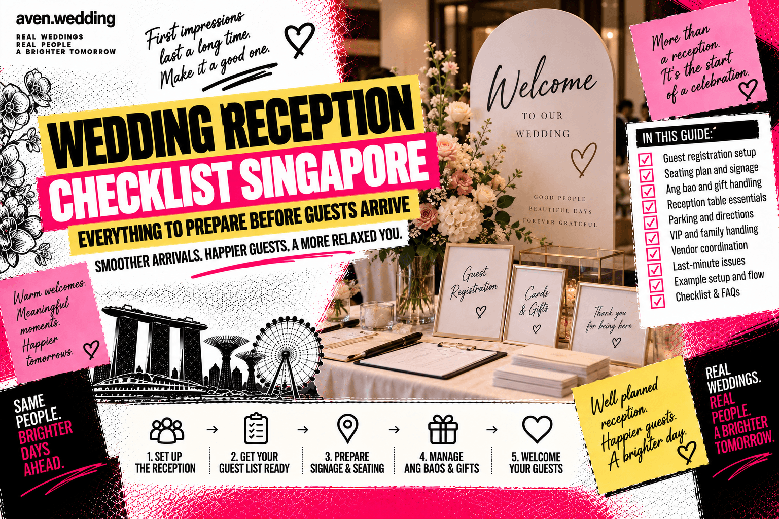 Wedding Reception Checklist Singapore: Everything to Prepare Before Guests Arrive