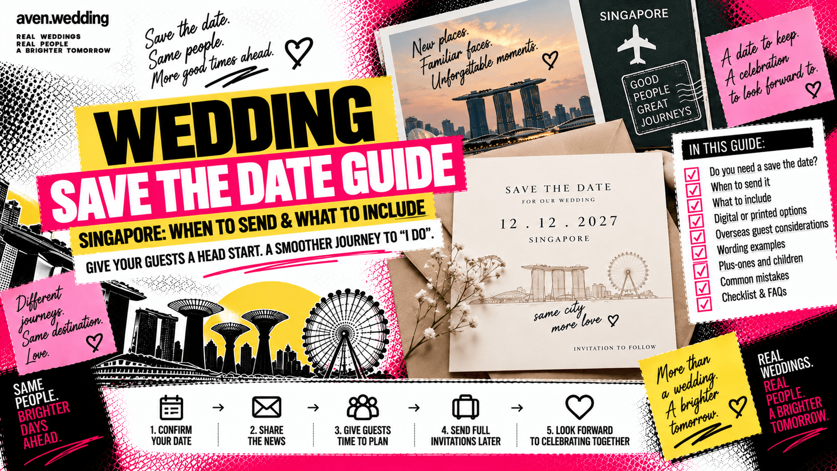 Wedding Save the Date Guide Singapore: When to Send & What to Include
