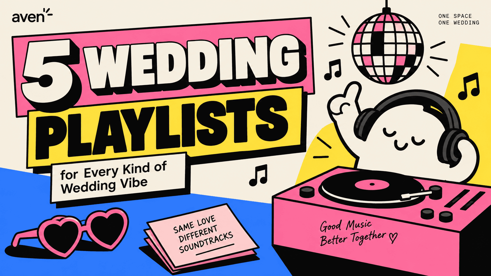 5 Wedding Playlists for Every Kind of Wedding Vibe