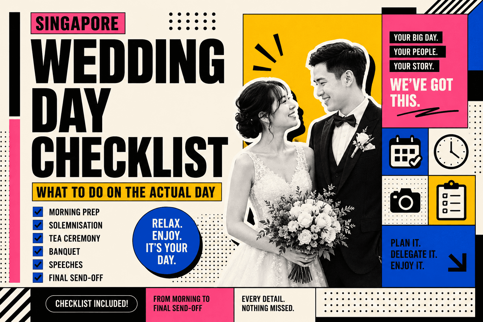 Singapore Wedding Day Checklist: What to Do on the Actual Day