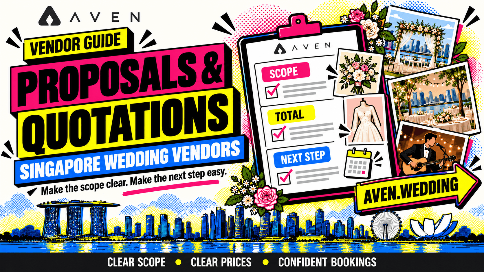 How to Write Wedding Vendor Proposals and Quotations in Singapore