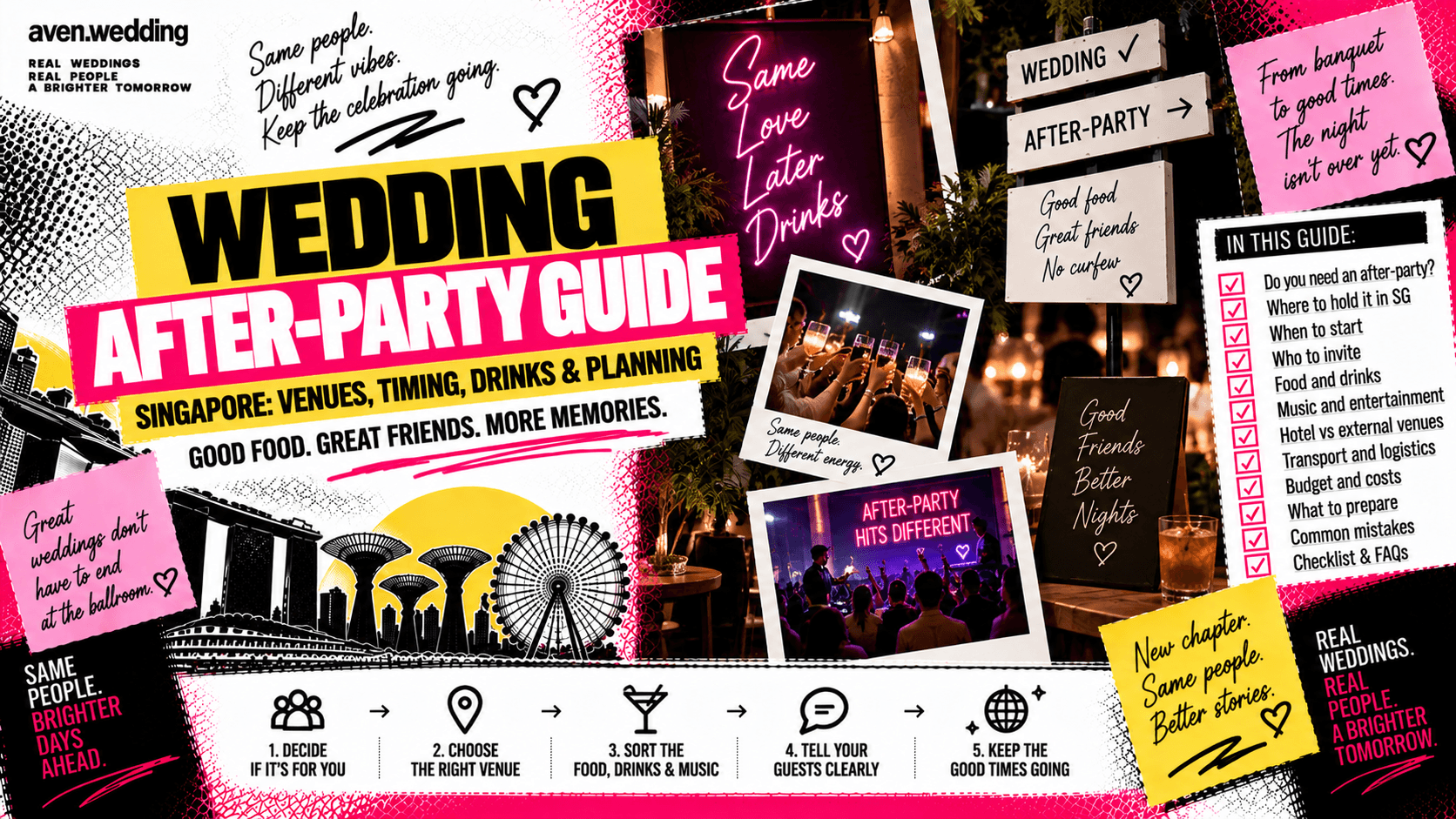 Wedding After-Party Guide Singapore: Venues, Timing, Drinks & Planning