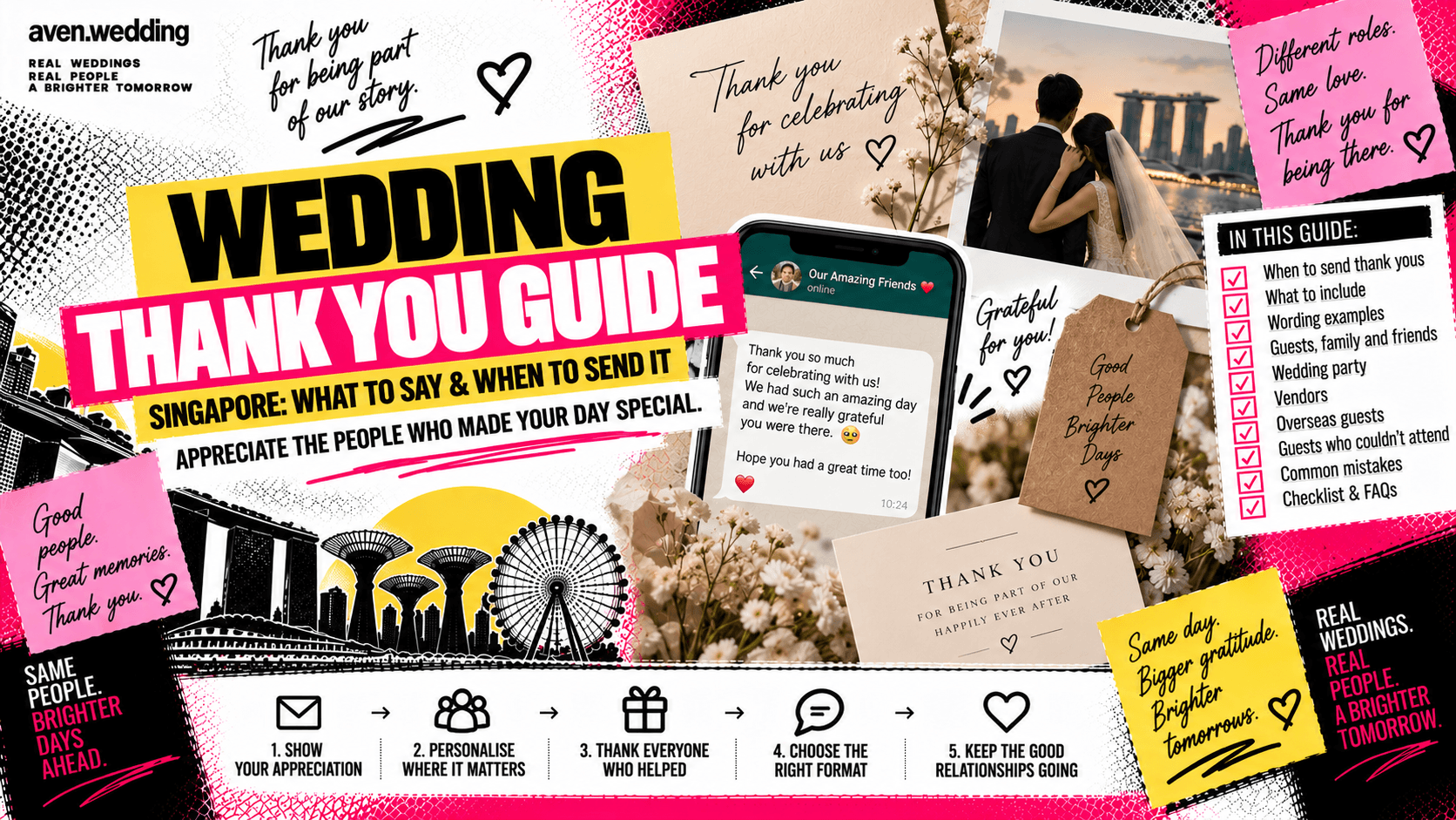 Wedding Thank You Message Guide Singapore: What to Send After Your Wedding