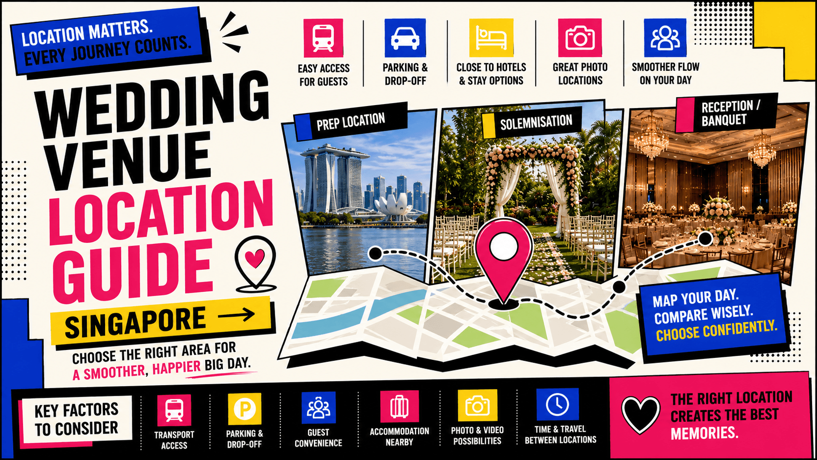 Wedding Venue Location Guide Singapore: How to Choose the Right Area