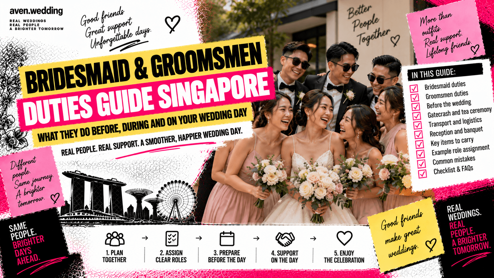 Bridesmaid & Groomsmen Duties Singapore: What Your Wedding Party Actually Does