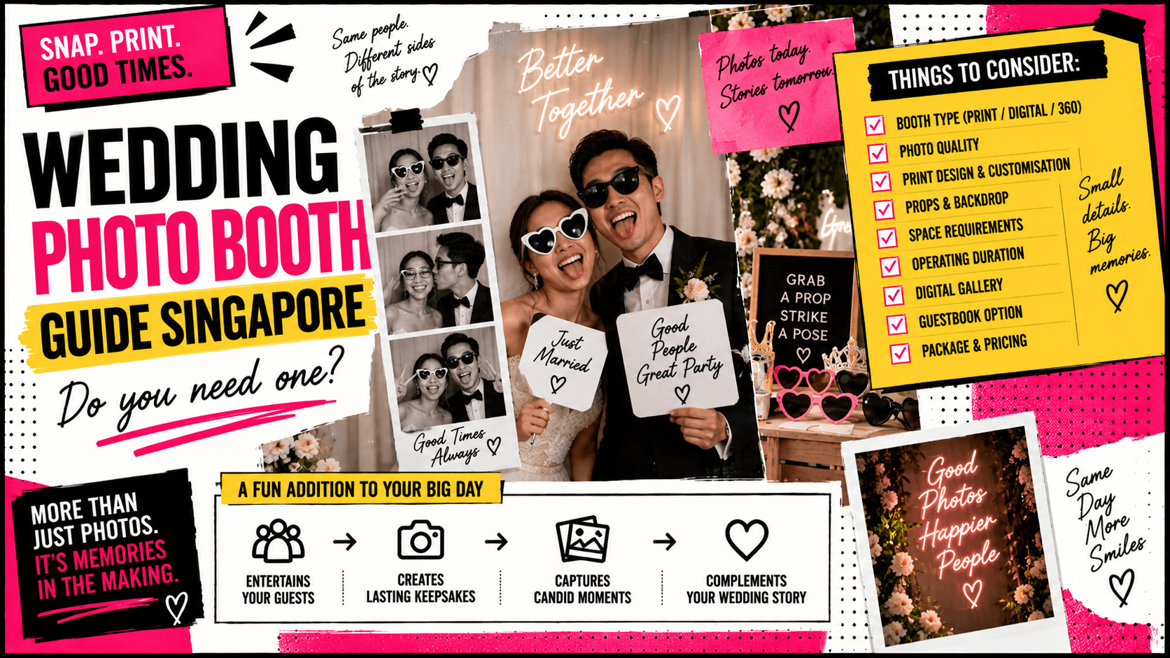 Wedding Photo Booth Guide Singapore: Do You Need One?