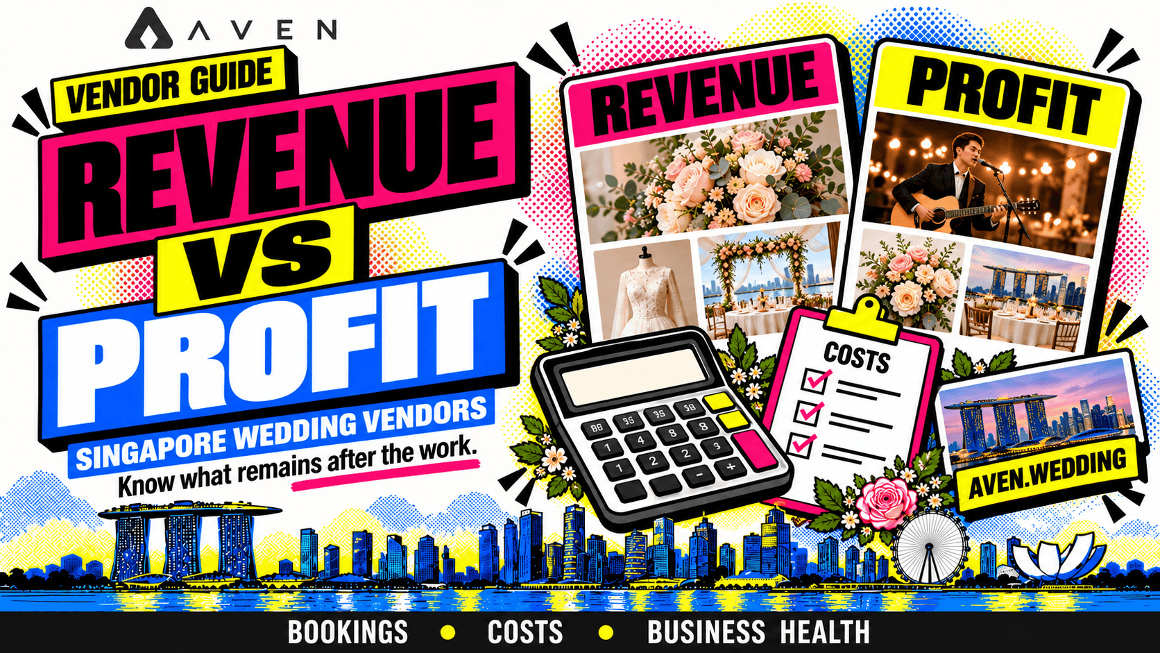 Revenue vs Profit for Singapore Wedding Vendors: What Your Bookings Really Earn