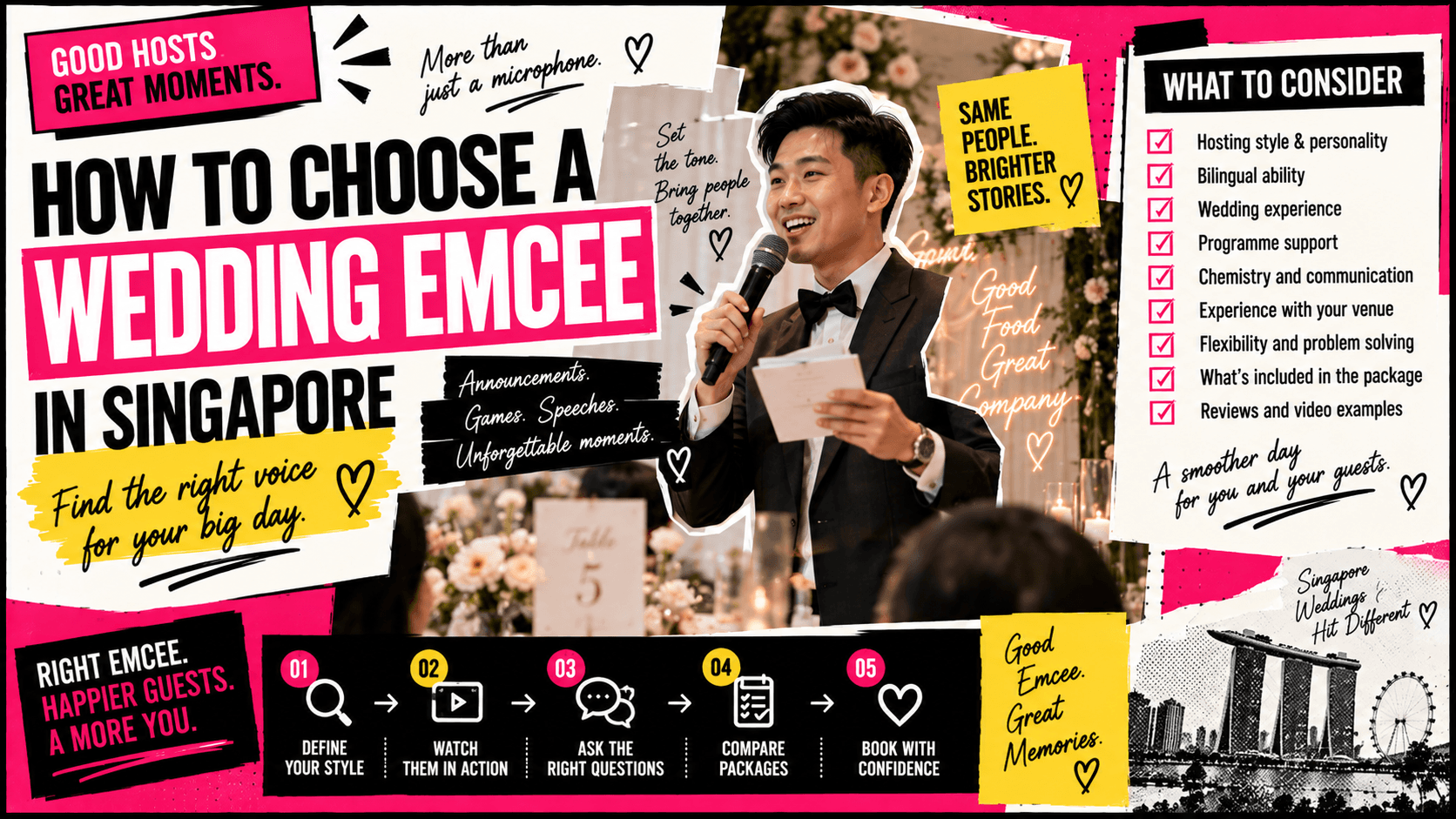 How to Choose a Wedding Emcee in Singapore
