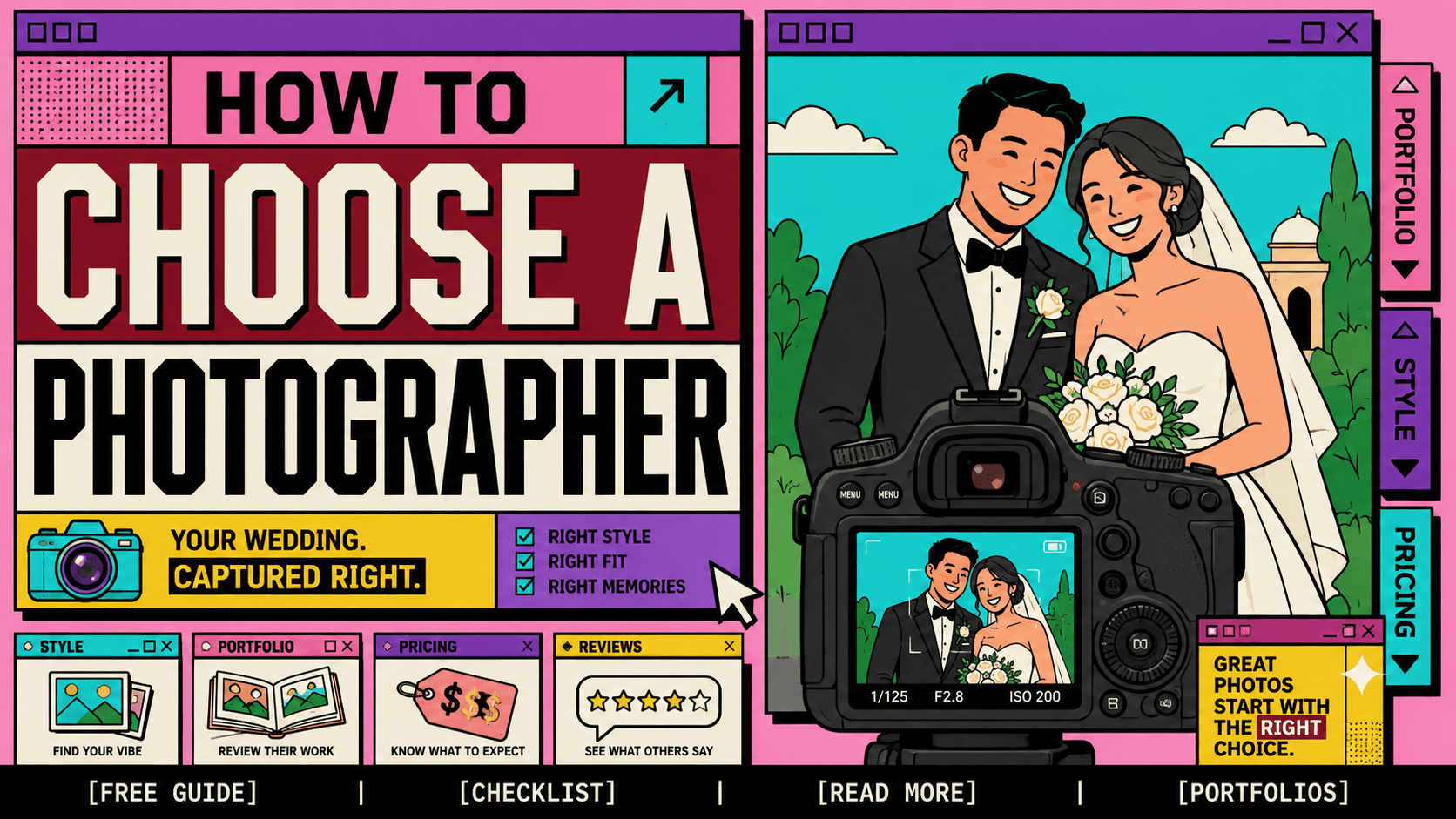How to Choose a Wedding Photographer in Singapore