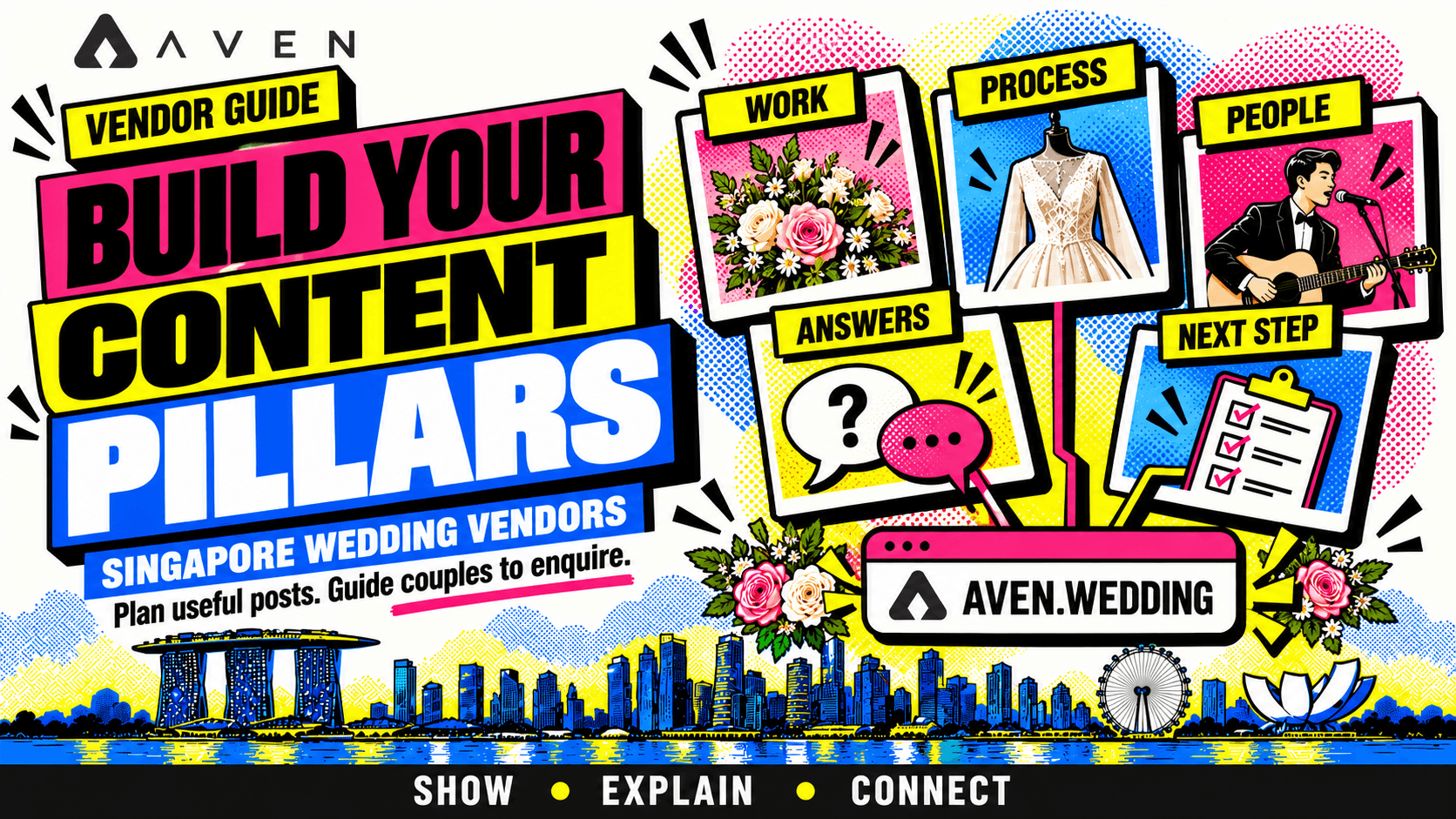 Content Pillars for Singapore Wedding Vendors: What to Post and Why