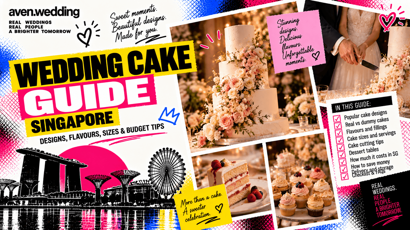 Wedding Cake Guide Singapore: Designs, Flavours, Sizes & Budget